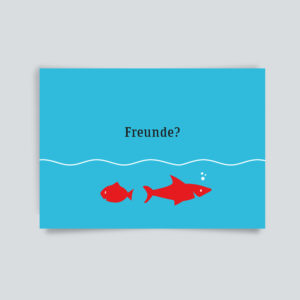 Postkarte Freunde?