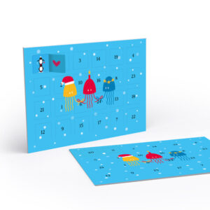 Postkarten-Adventskalender Küstenpost Handel