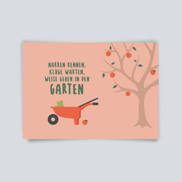 Postkarte, Gartenkarte