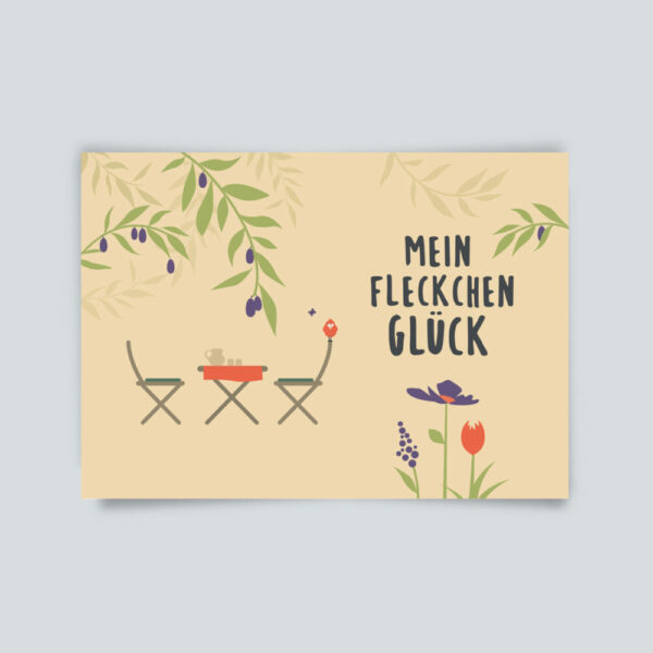 Postkarte glück