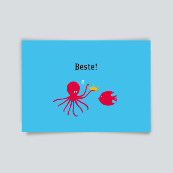 Postkarte Beste