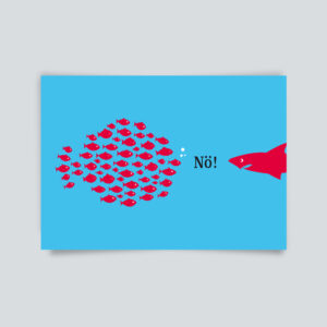Postkarte Nö!