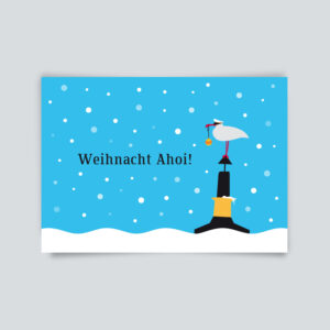 Postkarte "Weihnacht Ahoi"