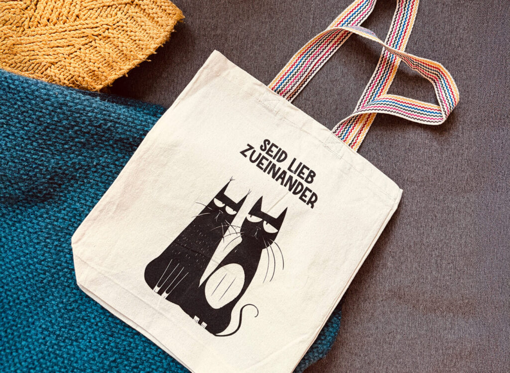 Beutel "seid lieb zueinander"
