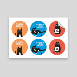 Stickerset Katzen